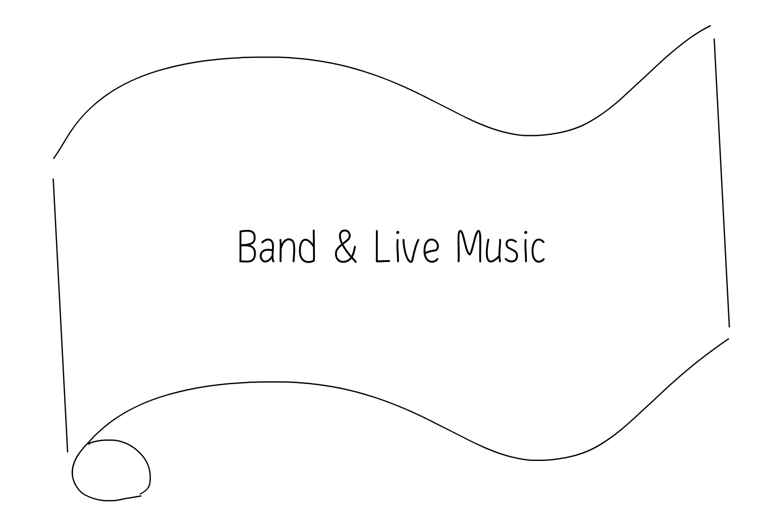 Illustration of Wedding Bands & Live Music