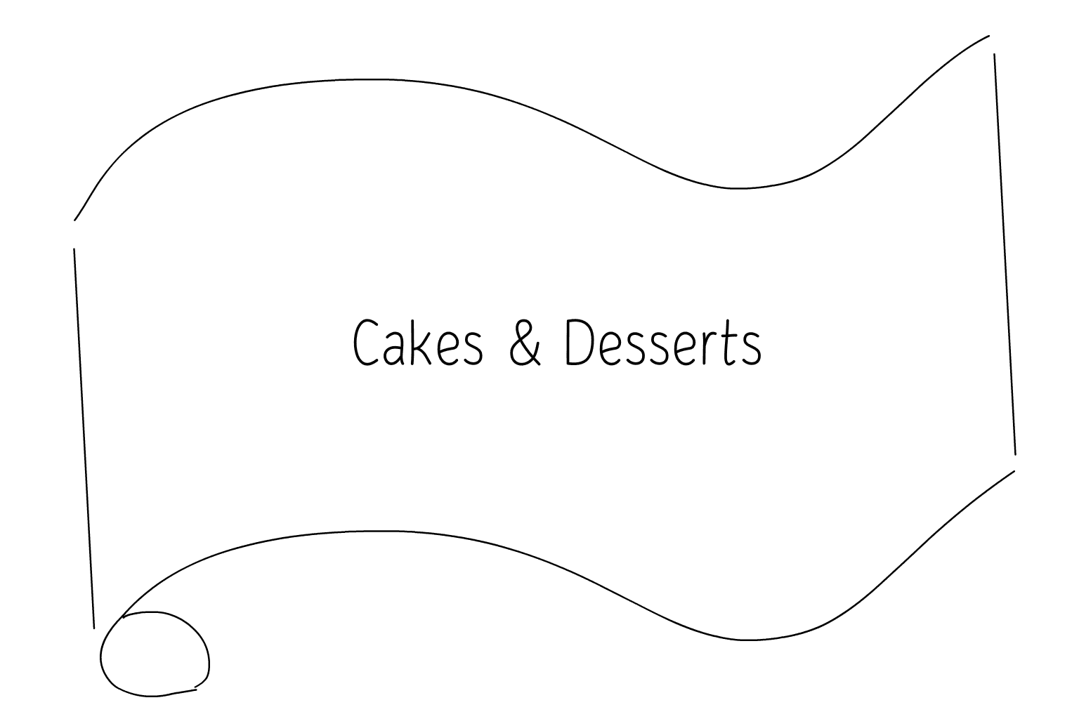 Illustration of Wedding Cakes and Desserts