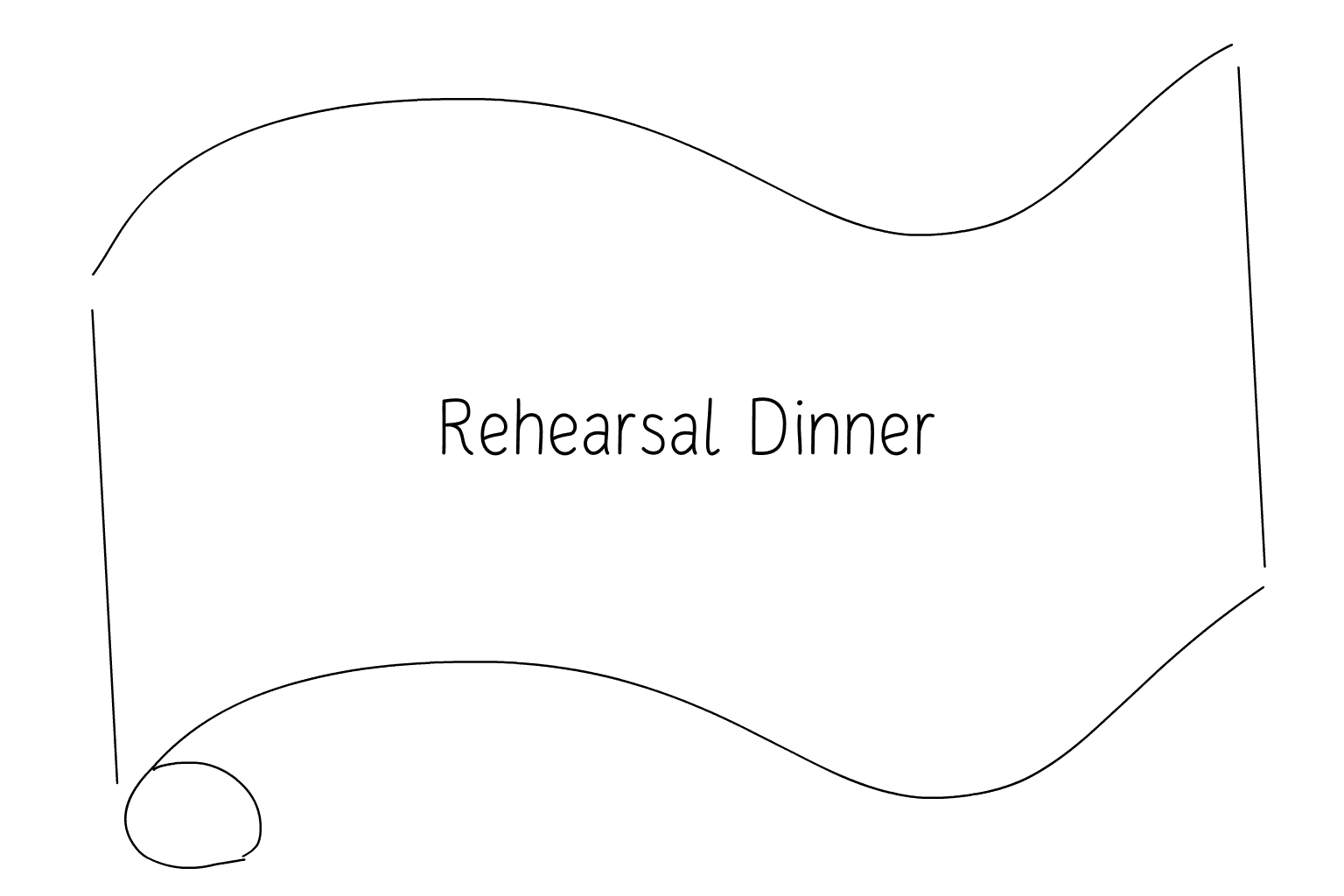 Illustration of Rehearsal Dinner Vendors
