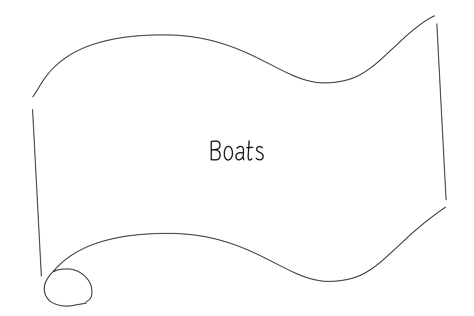 Ilustração de Barcos