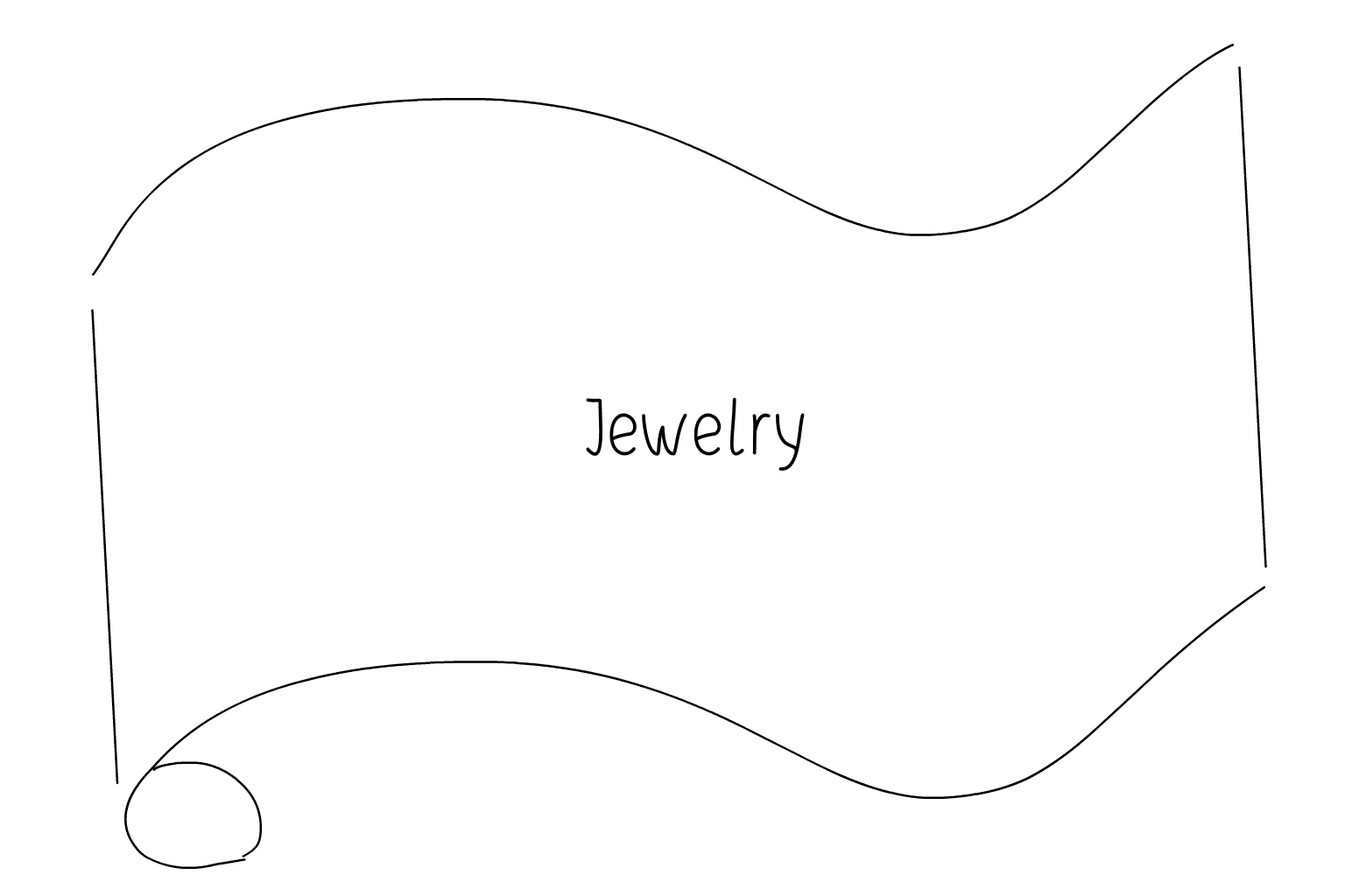 Illustration of Wedding Rings and Jewelry