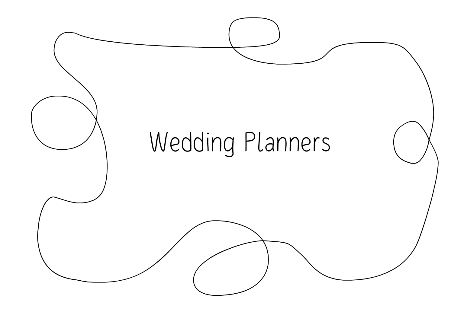 Illustration of wedding planners